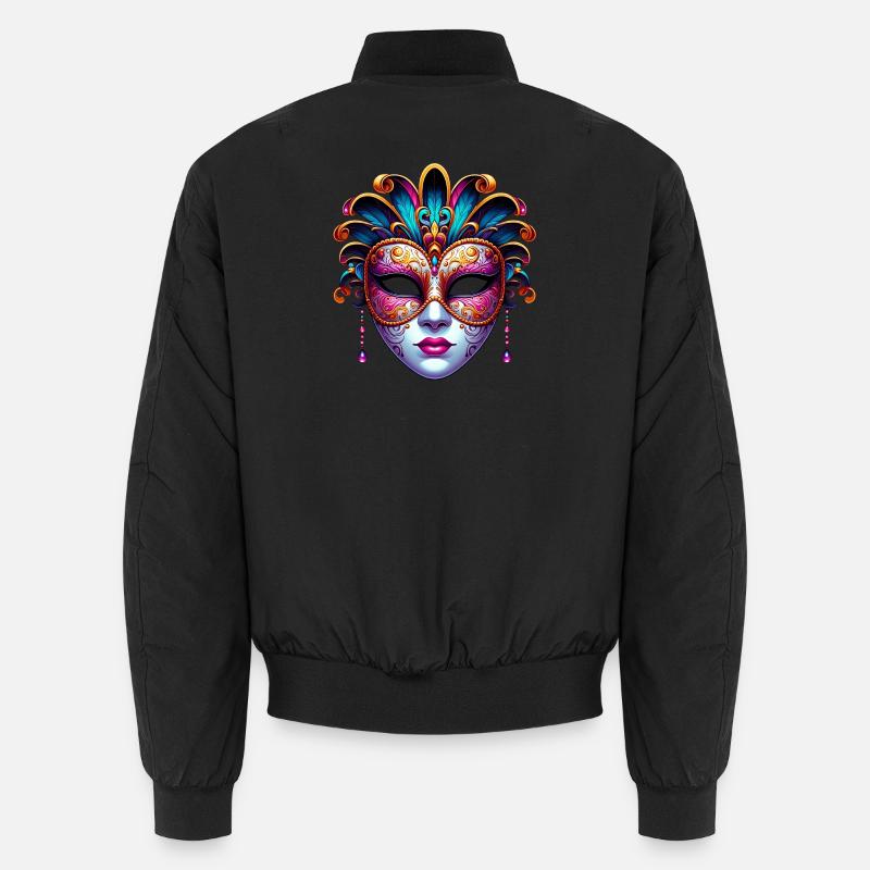 Masque du Carnaval de Venise Bomber unisexe