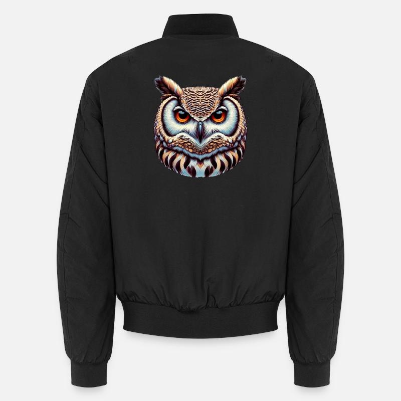Owl Unisex Bomber Jacket