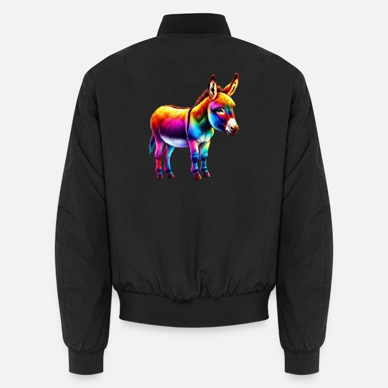 Donkey Mule - Unisex Bomber Jacket - black