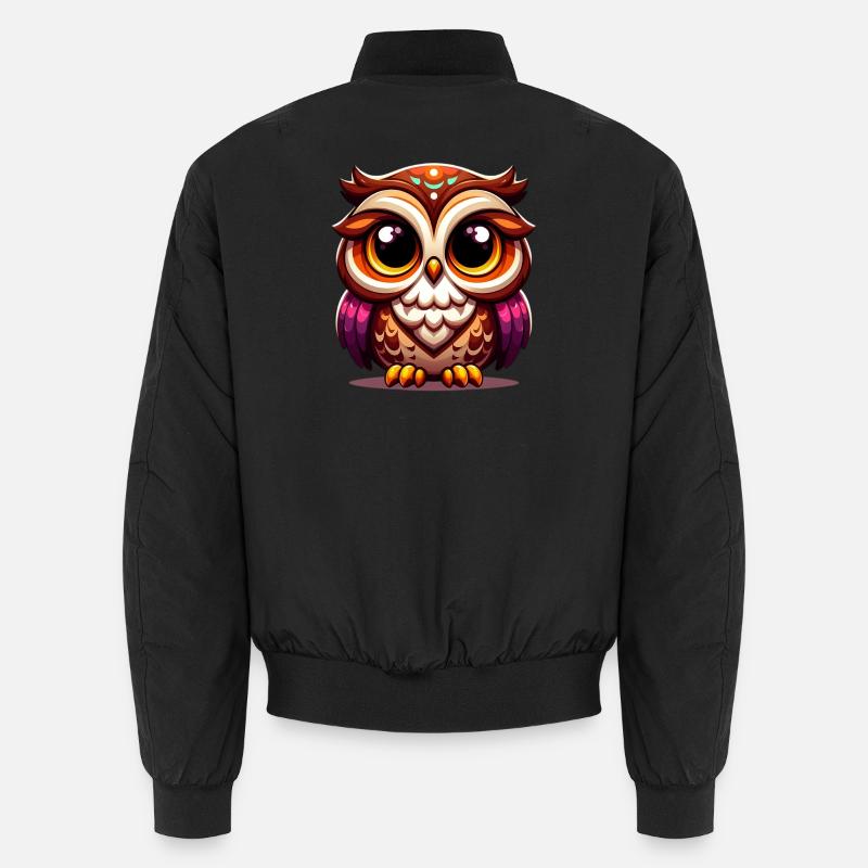 Eule Unisex Bomberjacke