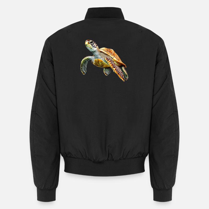 Turtle Reptile Lover Cute Turtles Unisex Bomber Jacket