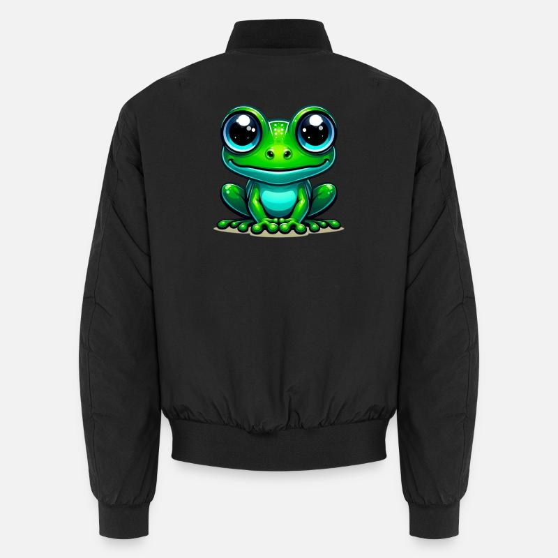 Frosch - Unisex Bomberjacke - Schwarz