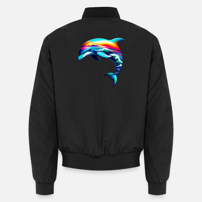 Delfin Unisex Bomberjacke