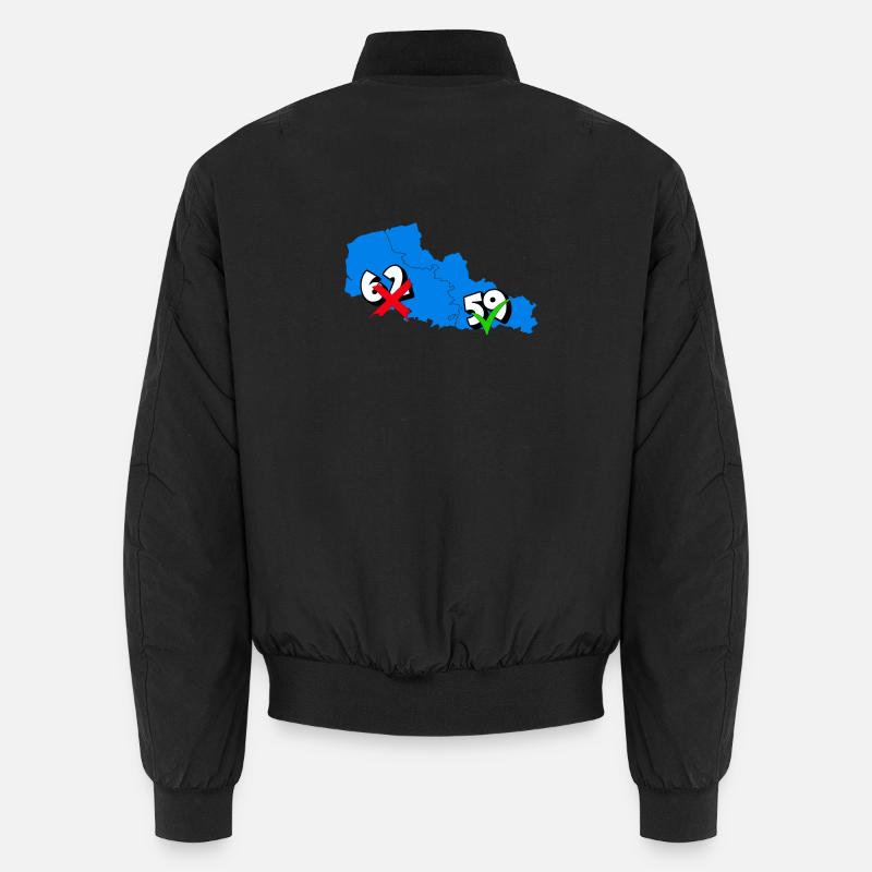 Nord Pas de Calais Region Unisex Bomberjacke