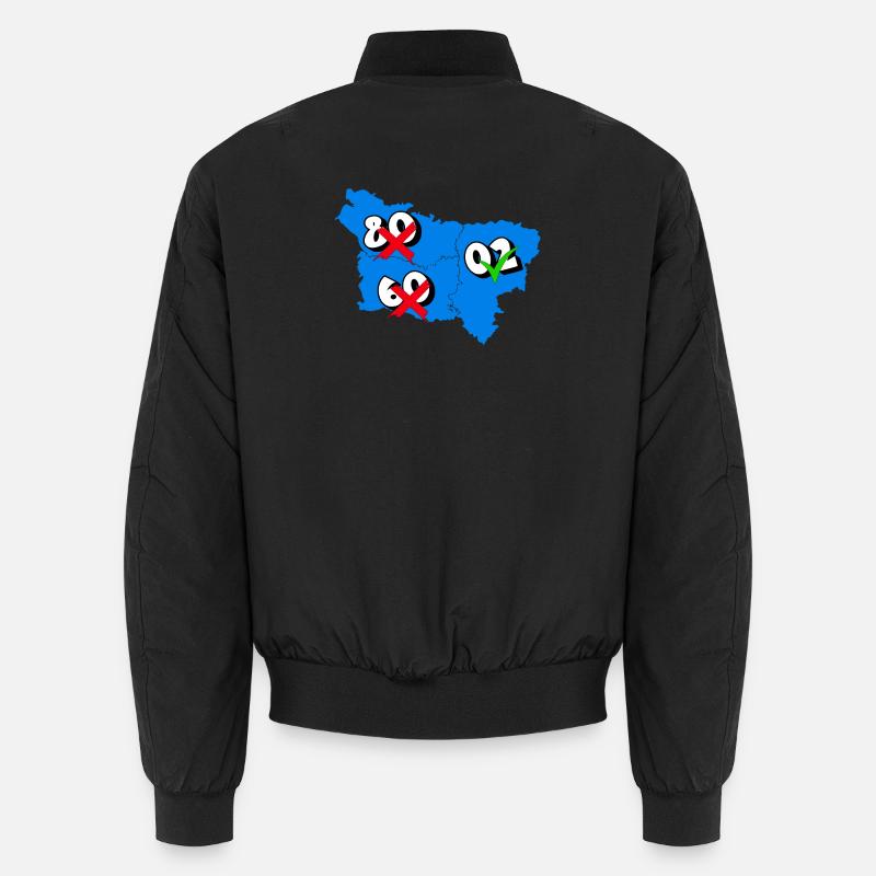Picardy Region - Unisex Bomber Jacket - black