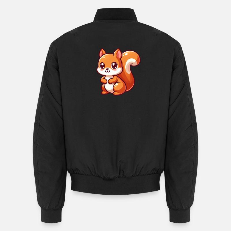 Kawaii Squirrel Unisex Bomber Jacket