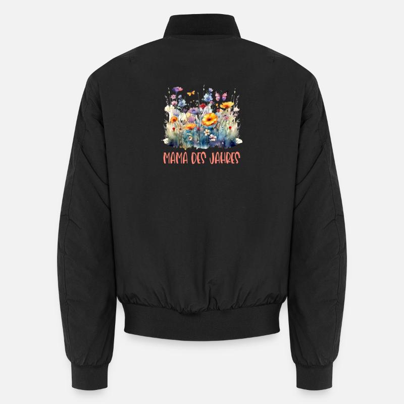 Mama des Jahres! - Unisex Bomberjacke - Schwarz