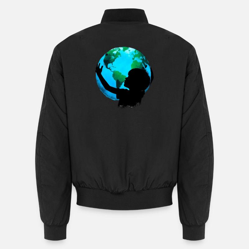 Planète Terre Bomber unisexe