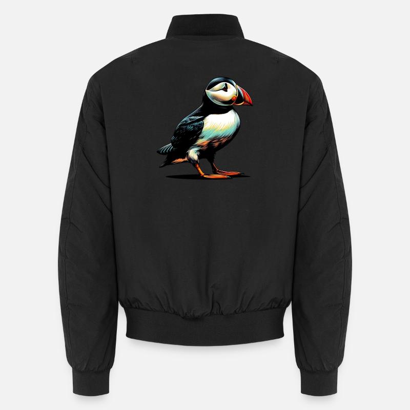 Papageitaucher Unisex Bomberjacke