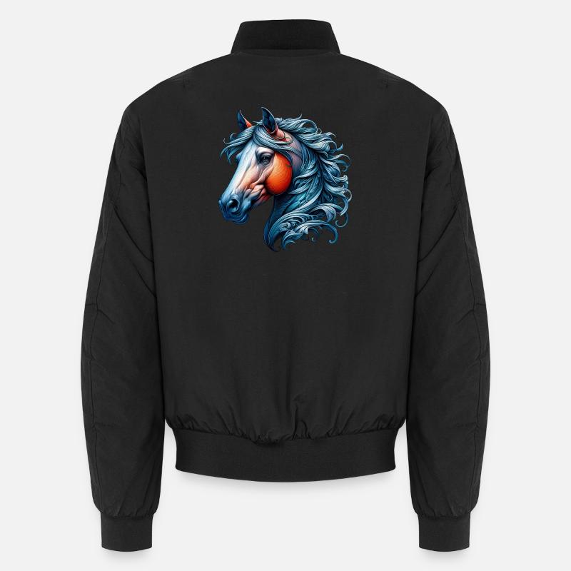 Cheval - Bomber unisexe - noir