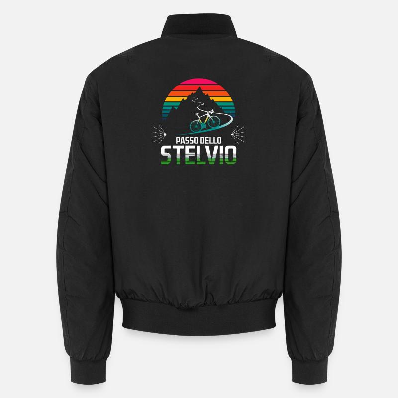 Passo delle Stelvio Cycling Design Bomber unisexe