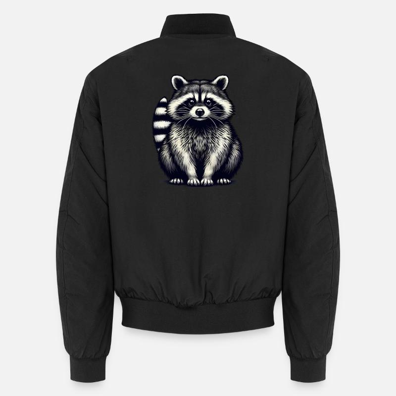 Waschbär Unisex Bomberjacke