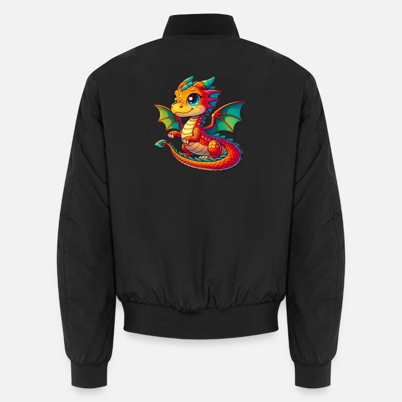 Dragon - Unisex Bomber Jacket - black