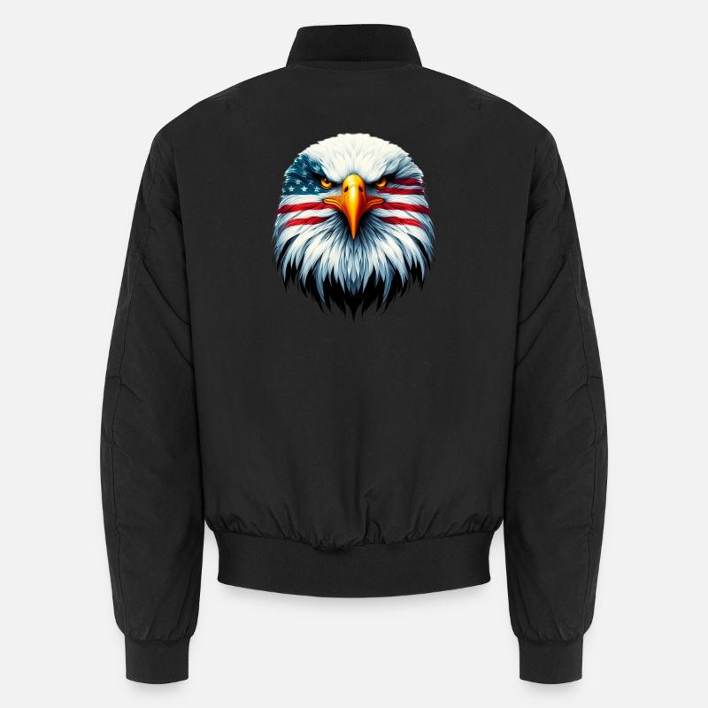 Adler - Unisex Bomberjacke - Schwarz