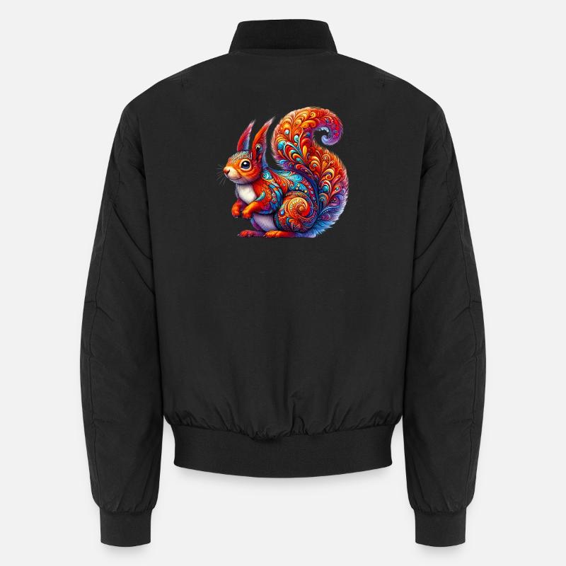 Eichhörnchen Unisex Bomberjacke