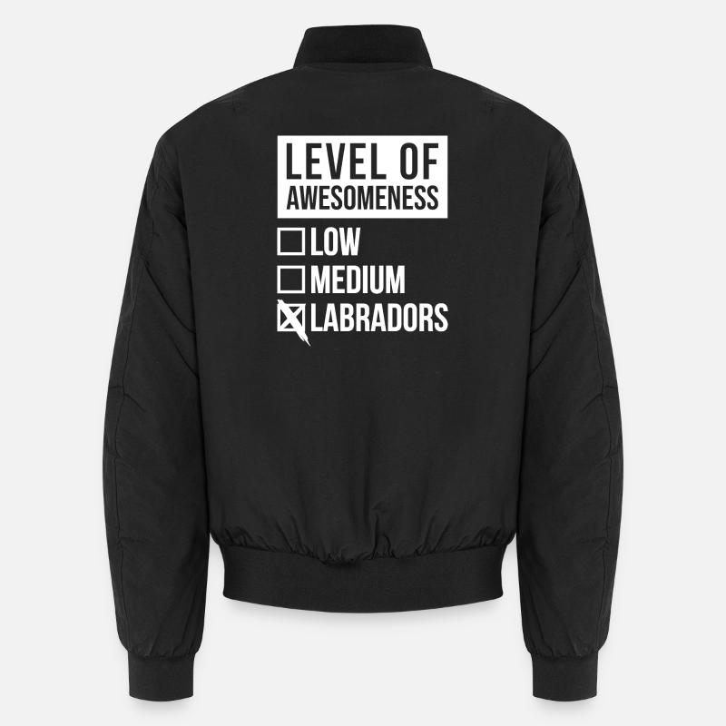 Labrador - Unisex Bomberjacke - Schwarz