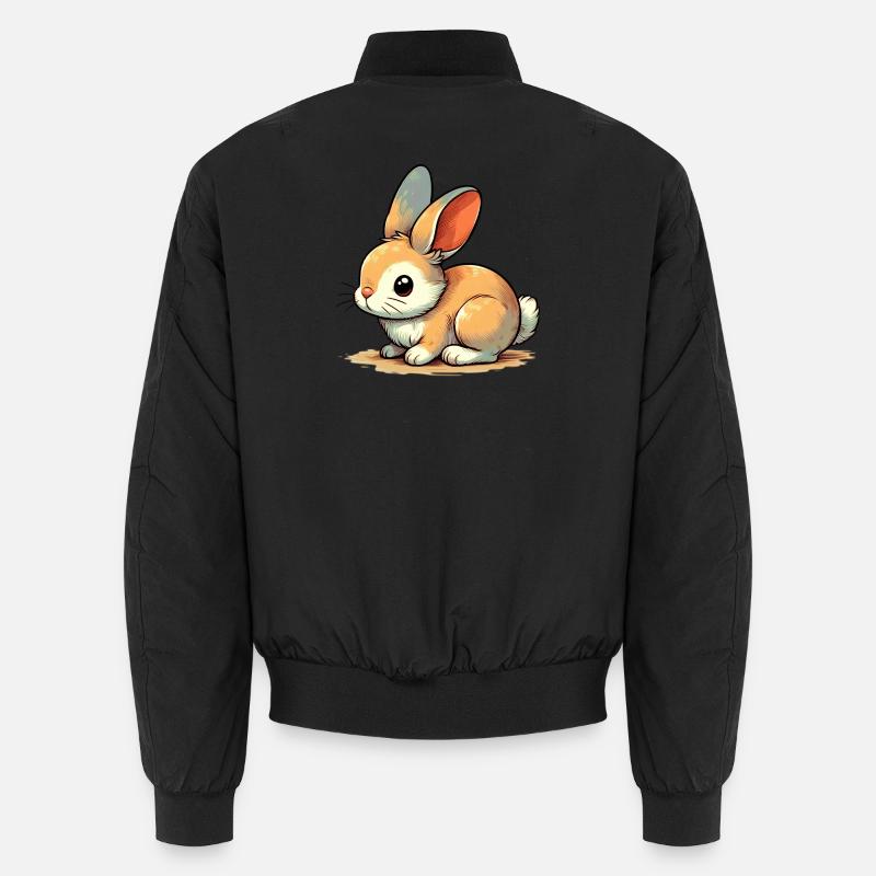 Kaninchen Unisex Bomberjacke