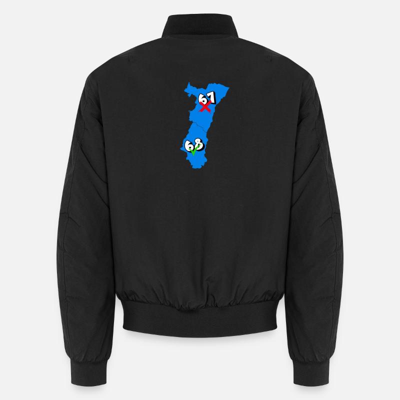Alsace Region - Unisex Bomber Jacket - black