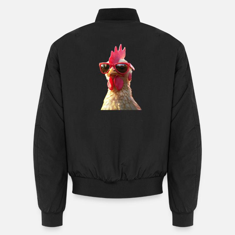 Poulet Poulet Poule Ferme Fermier Poulets mignons Bomber unisexe