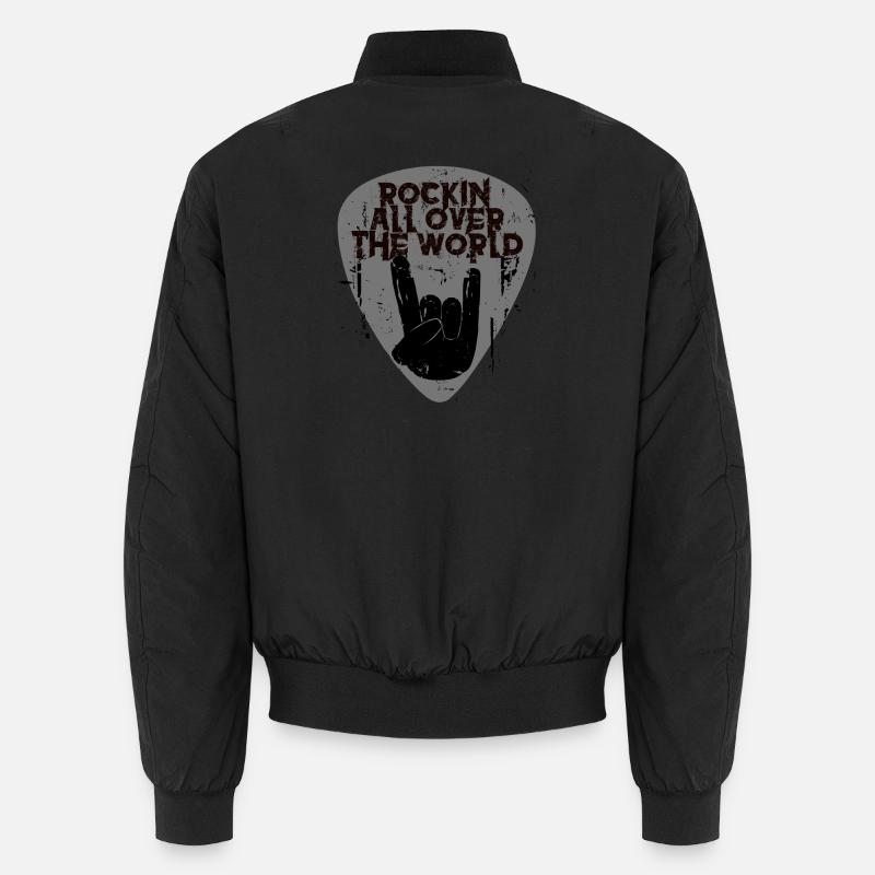 Rock'n'Roll - Unisex Bomberjacke - Schwarz