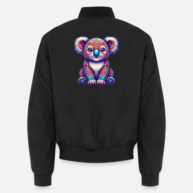 Koala - Bomber unisexe - noir