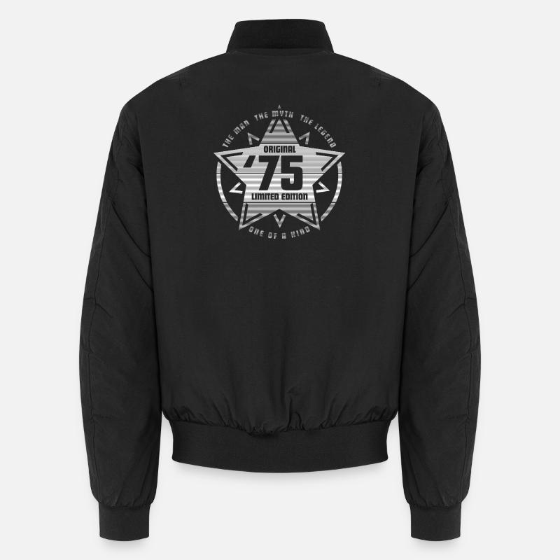Star '75 - Unisex Bomber Jacket - black