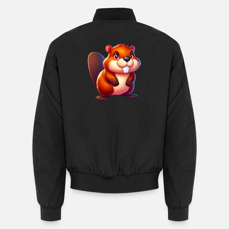 Bieber - Unisex Bomberjacke - Schwarz