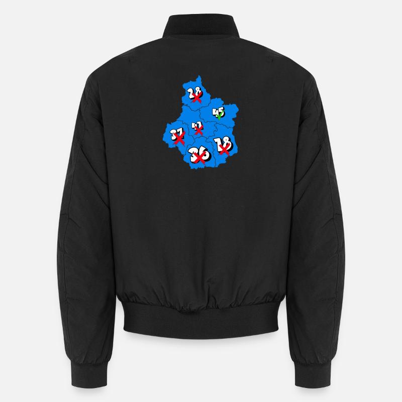 Région centre - Bomber unisexe - noir
