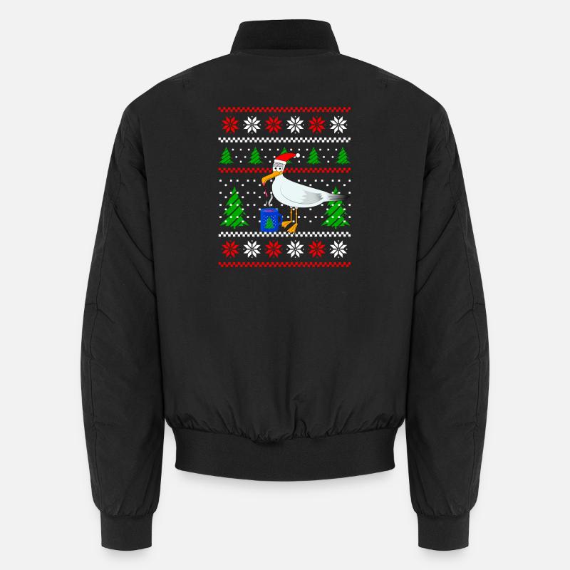 WeihnachtsMöve Unisex Bomberjacke