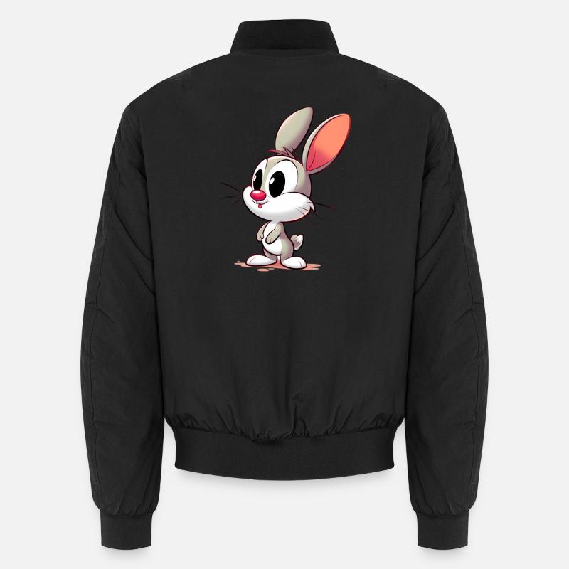 Kaninchen Unisex Bomberjacke