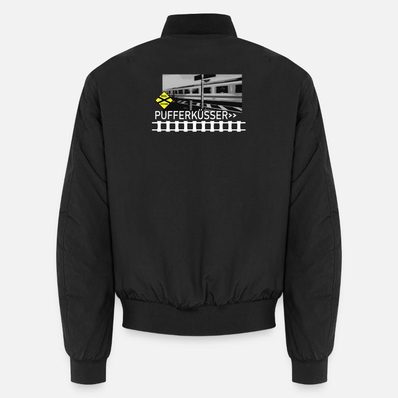 Buffer Kisser - Unisex Bomber Jacket - black