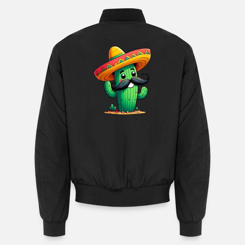 Cactus - Unisex Bomber Jacket - black