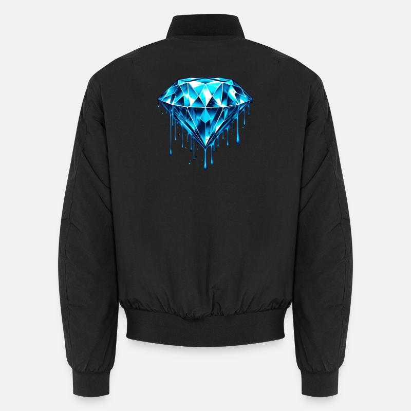Diamant - Unisex Bomberjacke - Schwarz