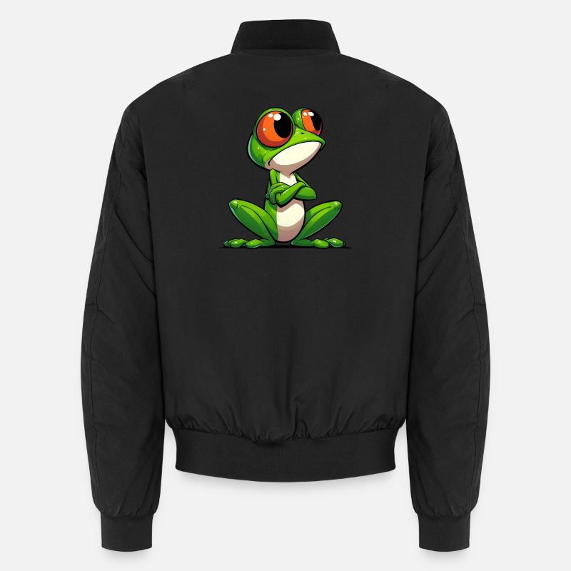 Frog - Unisex Bomber Jacket - black