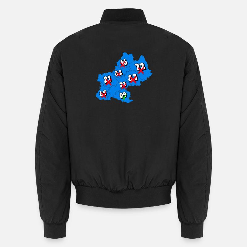 Midi-Pyrénées Region - Unisex Bomberjacke - Schwarz