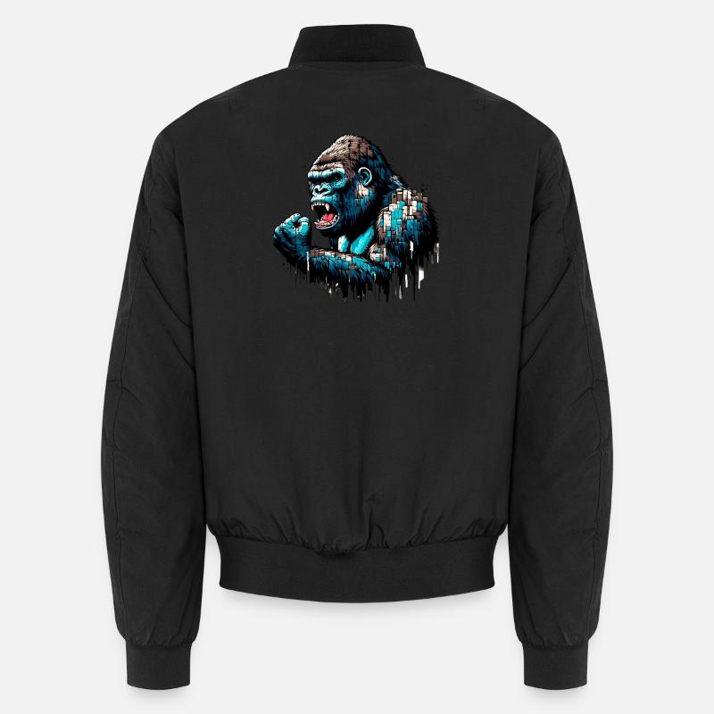Gorilla - Unisex Bomberjacke - Schwarz