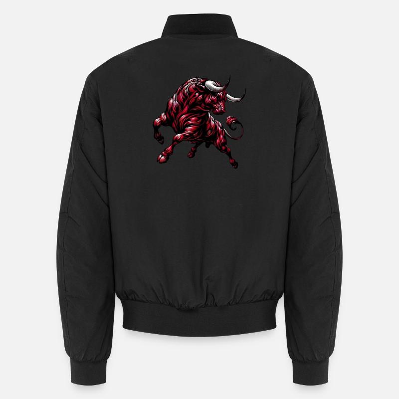 Stier Unisex Bomberjacke