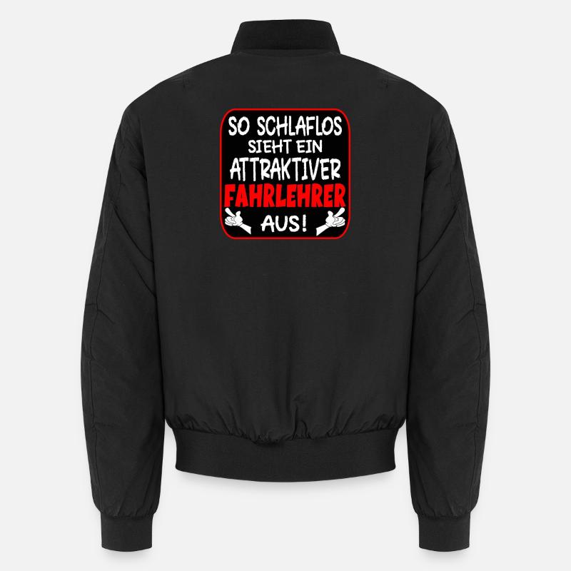 Fahrlehrer - Unisex Bomberjacke - Schwarz