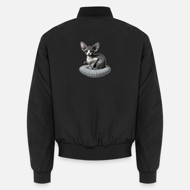 Petit chat Sphynx Bomber unisexe
