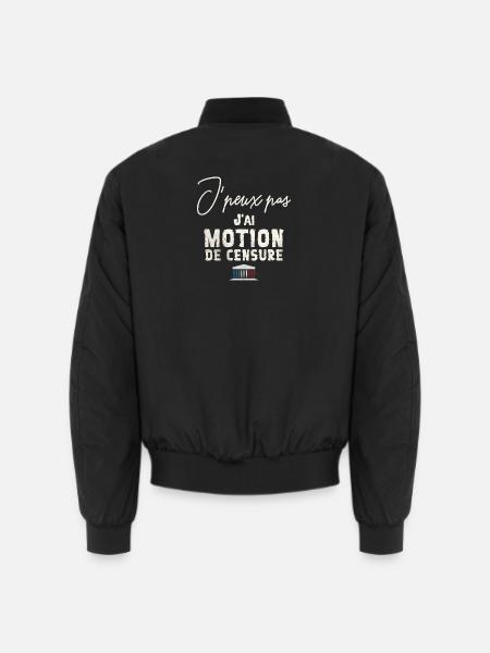Ich kann, ich kann einen Mißtrauensantrag stellen - Unisex Bomberjacke - Schwarz