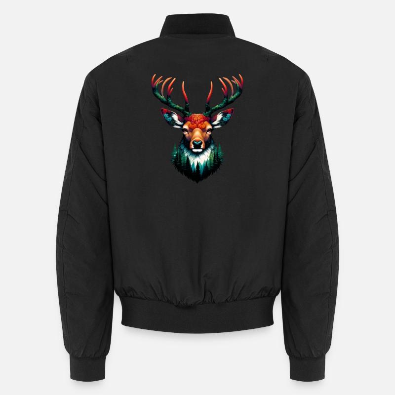 Deer Unisex Bomber Jacket