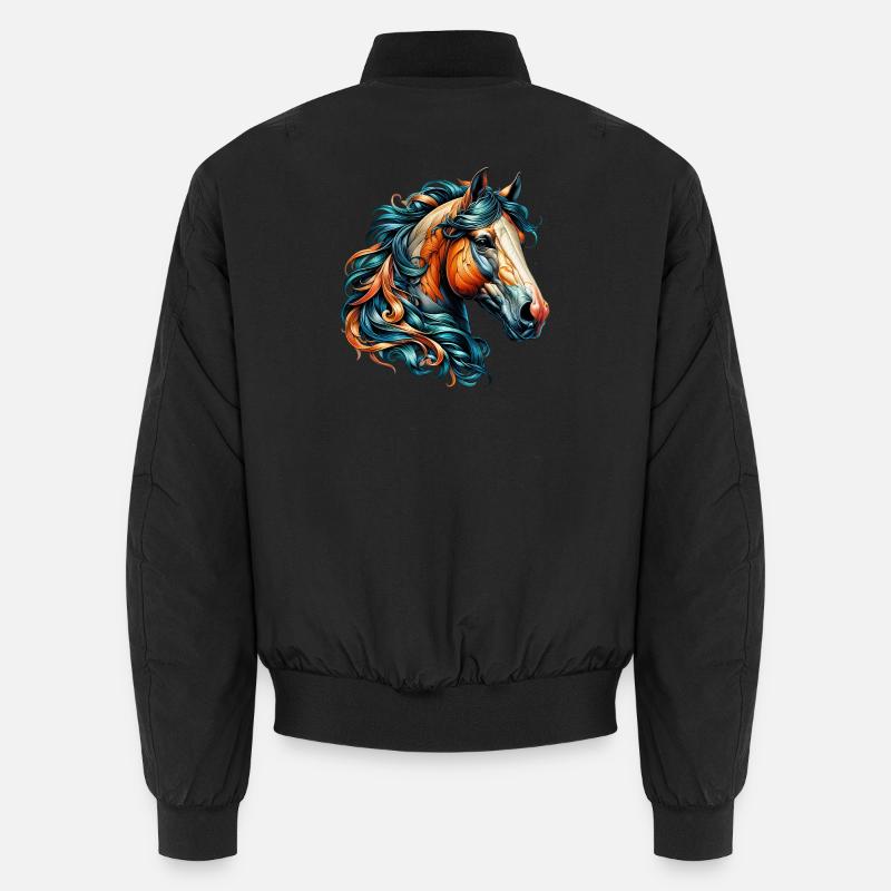 Pferd Unisex Bomberjacke