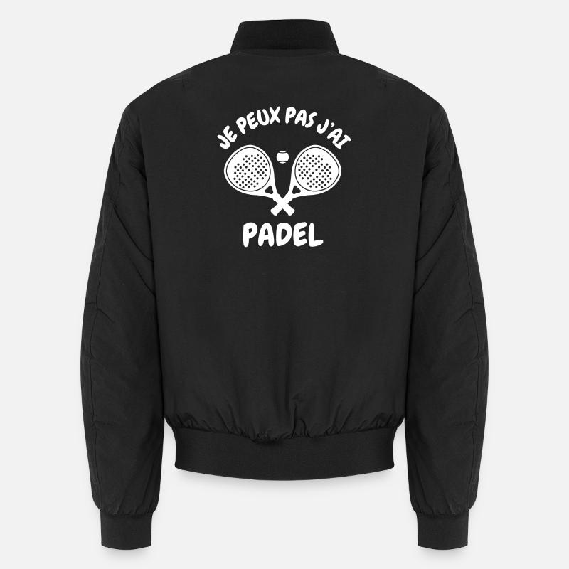 I can't I have padel Unisex Bomber Jacket
