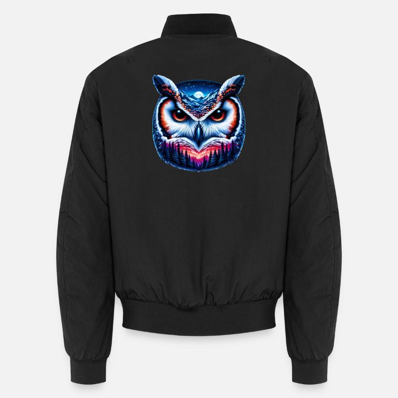 Owl Unisex Bomber Jacket