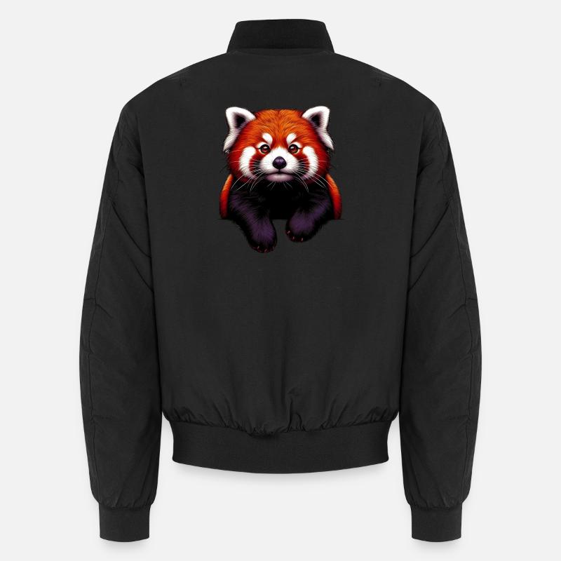 Red panda Unisex Bomber Jacket