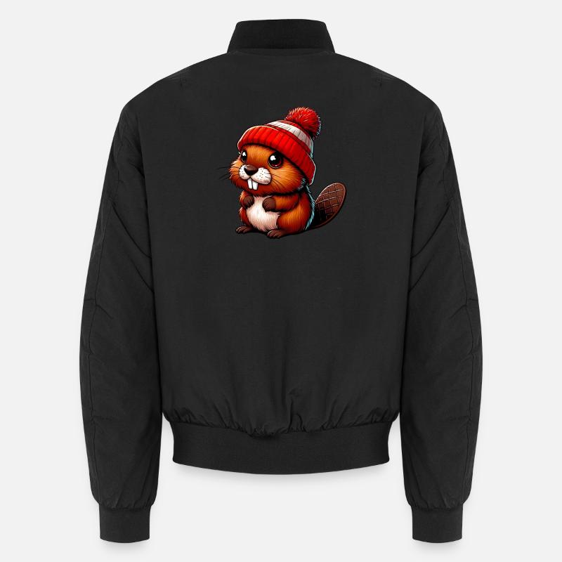 Beaver Unisex Bomber Jacket