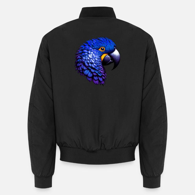 Parrot - Unisex Bomber Jacket - black