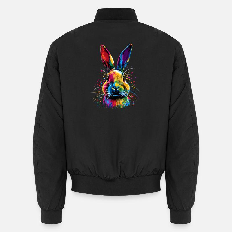 Bunny Rabbit Lover Hare Bunny Cute Bunnies Unisex Bomber Jacket