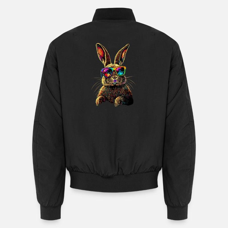 Bunny Rabbit Lover Hare Bunny Cute Bunnies Unisex Bomber Jacket