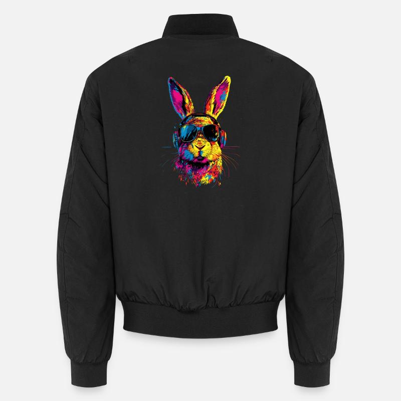 Bunny Rabbit Lover Hare Bunny Cute Bunnies Unisex Bomber Jacket